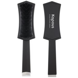 Расческа широкая-трехуровневая щетина,черного цвета