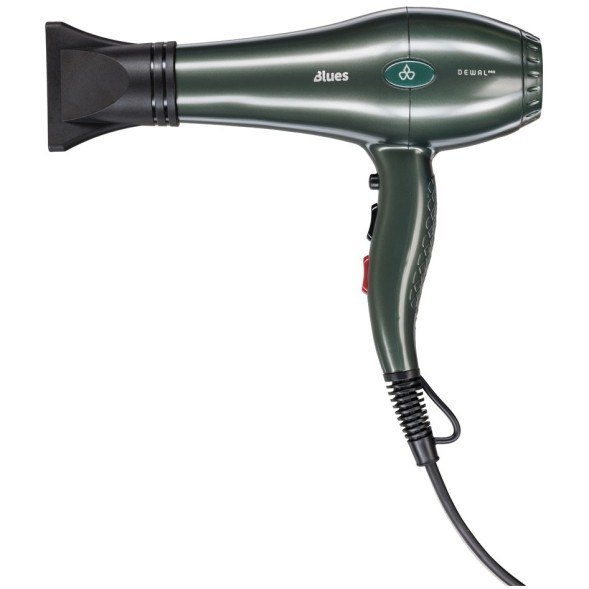 Фен DEWAL PRO BLUES, изумрудный, 2600Вт, ионизация, 2 нас, провод 3м