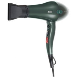 Фен DEWAL PRO BLUES, изумрудный, 2600Вт, ионизация, 2 нас, провод 3м