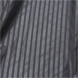 AA02BS GREEN Пеньюар для стрижки DEWAL "BARBER STYLE "NEON , полиэстер, полоска  140х158 см, на крючках