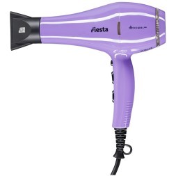 Фен DEWAL PRO ФИЕСТА | FIESTA, лаванда, 2600Вт, ионизация, свеодиод, 2нас+1дифф+ 2фильтра, провод 3м