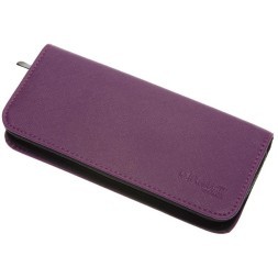 ML33 Чехол для 2-х ножниц DEWAL, полимерный материал, фиолетовый с черным, 22х10х3 см .