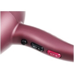Фен DEWAL PRO BLUES, винный, 2600Вт, ионизация, 2 нас, провод 3м
