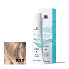 Крем-краска для волос TNL Million Gloss оттенок 9.22 Очень светлый блонд фиолетовый интенсив. 100мл