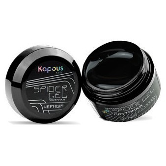 Гель-паутинка для дизайна «Spider Gel» Kapous, черный, 5 мл