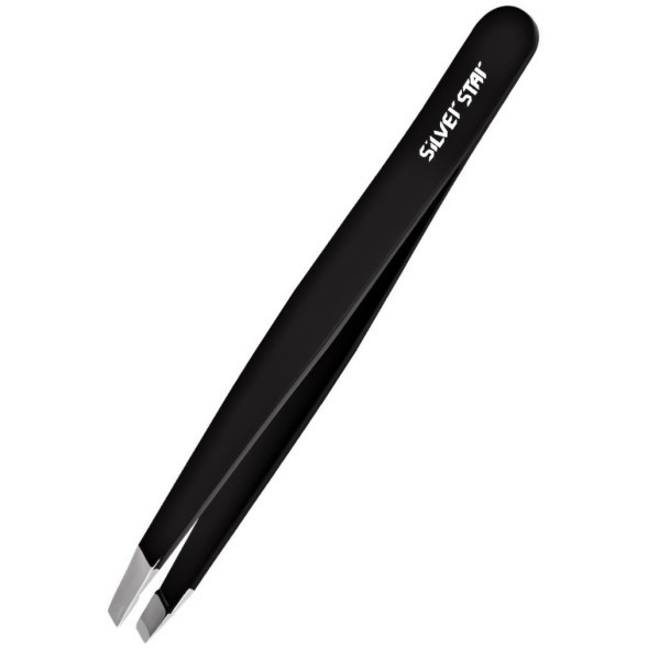 АТ 9934 пинцет, косой черный