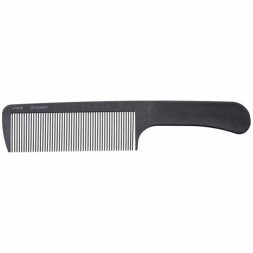 JF0016 Расческа рабочая DEWAL микрофибра с силиконом, для стрижки под машинку ,антистатик, серая 25,8 см