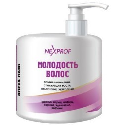 ОМЕГА Маска - Молодость волос. Корица, имбирь, эдельвейс 500 мл TM NEXPROF PROFESSIONAL