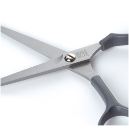 9652SV-GY-5.5 Парикмахерские  ножницы  DEWAL прямые с микронасечками 5.5&quot;