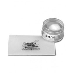 Набор для стемпинга (штамп и скрапер) «Crazy story» Kapous