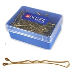 SLN50V-5/200 Невидимки DEWAL золотистые, волна 50мм, 200гр,в коробке