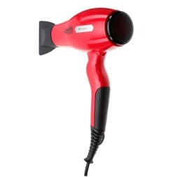 03-002 Red Фен DEWAL ErgoLife Compact красный, 2000 Вт, ионизация, 2 насадки