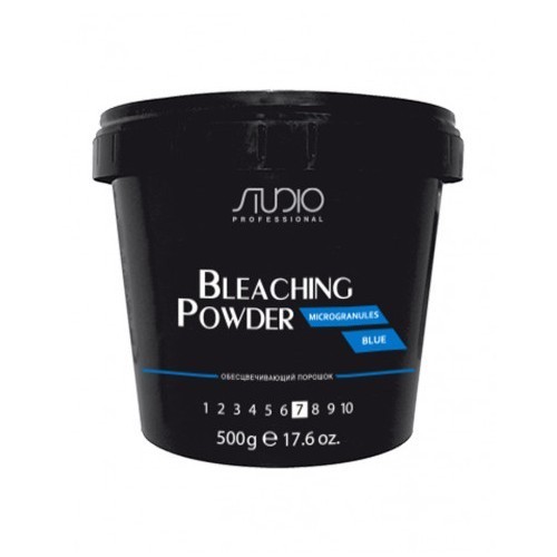 Обесцвечивающий порошок для волос «Microgranules Blue» линии Studio Professional, 500 г