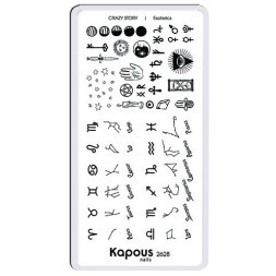 Esoterics, пластина для стемпинга «Crazy story» Kapous