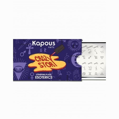 Esoterics, пластина для стемпинга «Crazy story» Kapous