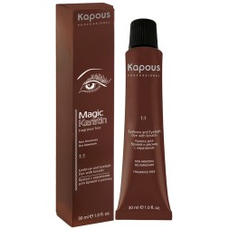 Краска для бровей и ресниц с кератином серии &quot;Magic Keratin&quot; черный 30 мл
