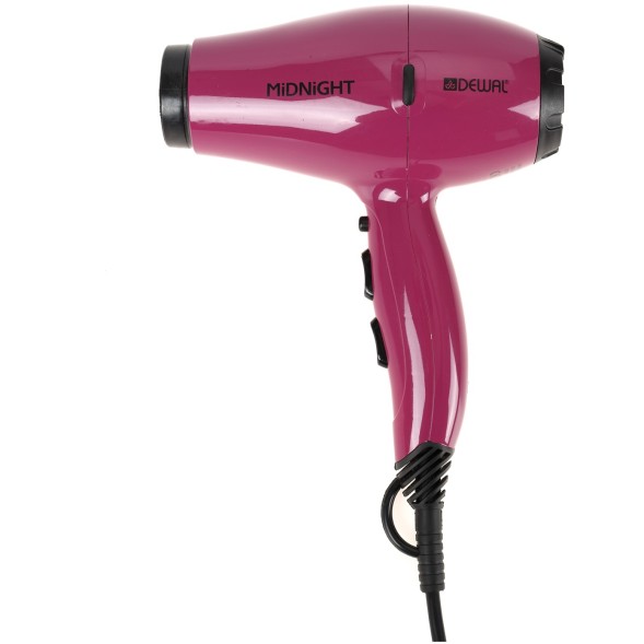03-107 Berry Фен DEWAL Midnight ягодный 2000 вт.ионизация, 2 насадки