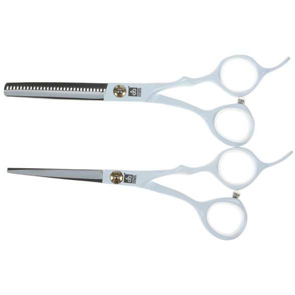 SET-MD-W Набор DEWAL из двух парикмахерских ножниц 5,5&quot; белого цвета в чехле