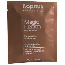 Обесцвечивающий порошок с кератином для волос «Non Ammonia» серии Magic Keratin, 30 г
