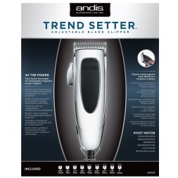 24100 PM-4 Машинка для стрижки волос Andis Trendsetter 0,5-2.4мм, сетевая, пивот,15W,9 нас.