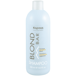 Шампунь с антижелтым эффектом серии &quot;Blond Bar&quot; Kapous, 500 мл