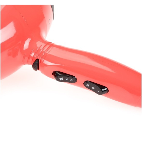 03-119 Coral Фен DEWAL Coral коралловый, 2000 Вт, ионизация, 2 насадки