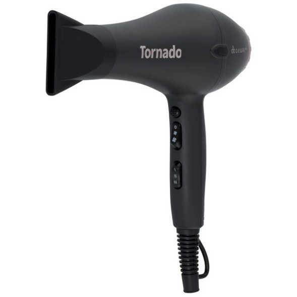 03-8010 Black Фен DEWAL PRO TORNADO, черный, 2300Вт, ионизация, 2 насадки