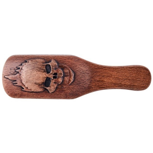 CO-107 Щетка для укладки волос и бороды DEWAL &quot;BARBER STYLE&quot;, с ручкой ,натуральная щетина, 8-рядная